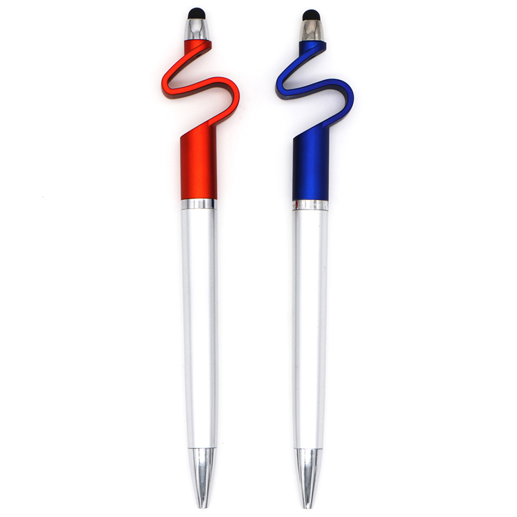 Mobile phone holder stylus gift ballpoint pen supplier